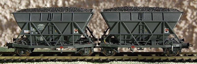 SNCF twin coalSNCF twin coal wagon. Source: Wikimedia Commons.wagon