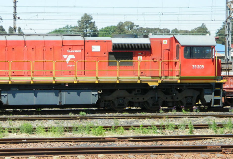 Transnet locomotive. Photo: Bob Adams