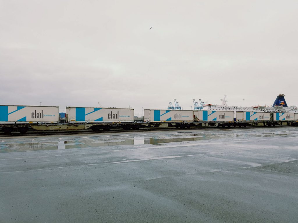 Ekol block train. Photo: Ekol