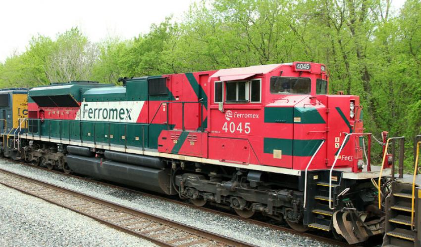 Freight train of Mexican railway operator Ferromex. Source: Ferromex