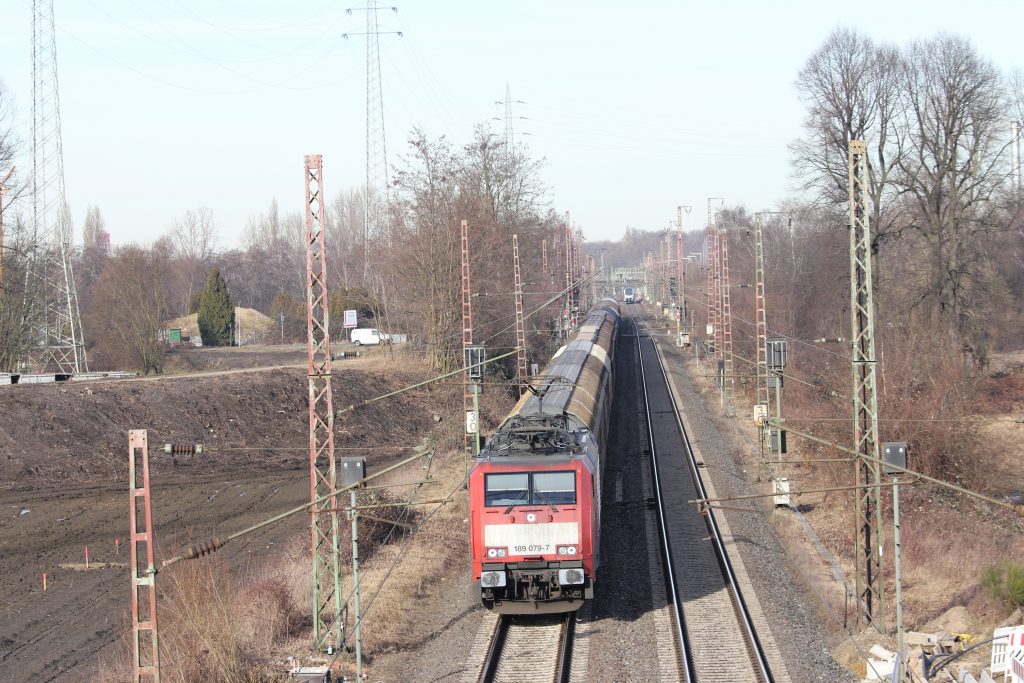 Freight train in Oberhausen