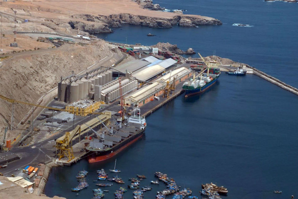 New port in Chancay. Photo: Bolivian Government