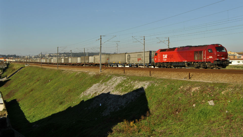 Geodis-operated train. Photo: Nelso Silva